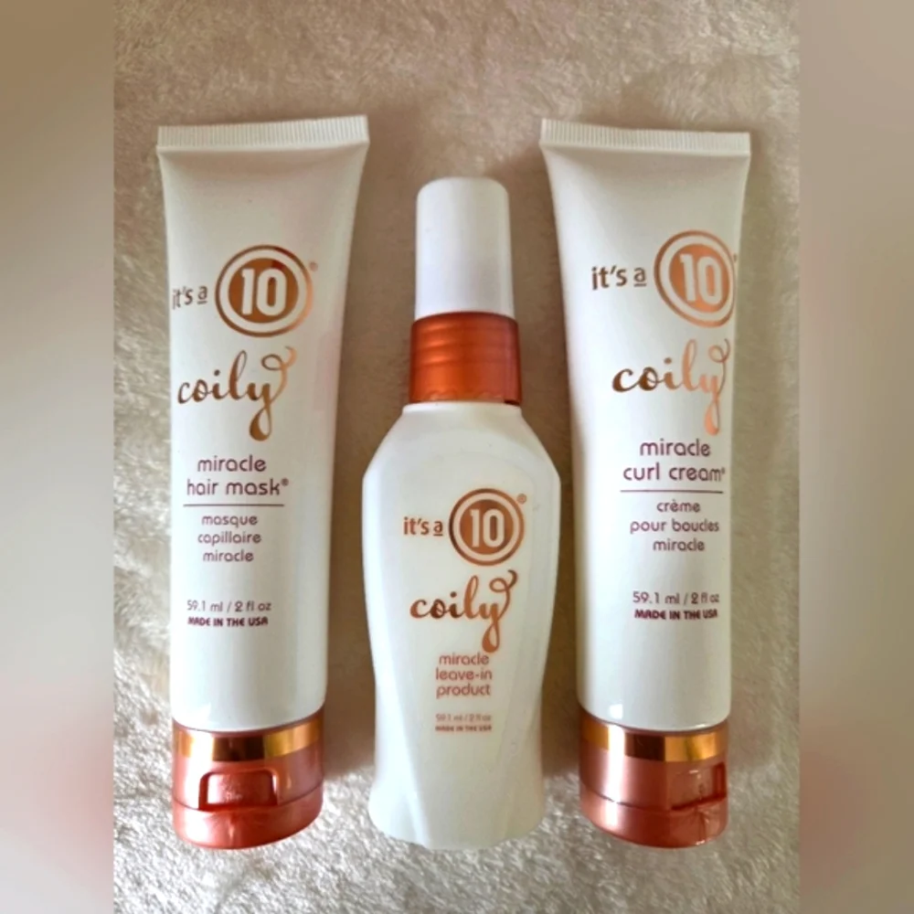 It's a 10 Coily Kit for Miracle Curls 3-Piece Trial Travel Pack NIB FIRM PRICE